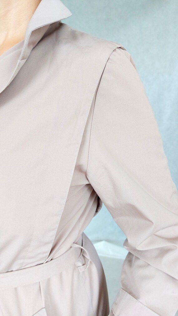 Vintage Ash Pink Trench Coat Small Size Coat Danish Gem vintage-ash-pink-trench-coat-small-size-coat-danish-gem