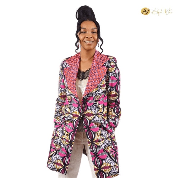 Ojo Men African Print Jacket