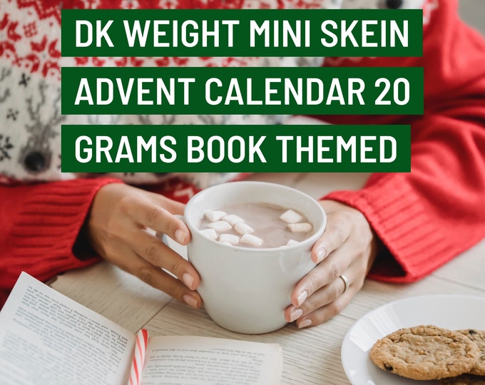 DK, Mini Skein Advent Calendar, 2023 Yarn Advent Calendar, Mini Skeins