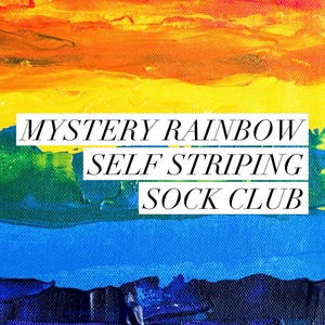Sock, Rainbow, Preorder, August Color of the Month, Hand Dyed Yarn, Self Striping Yarn, Hand Dyed Self Striping Yarn, fingering weight