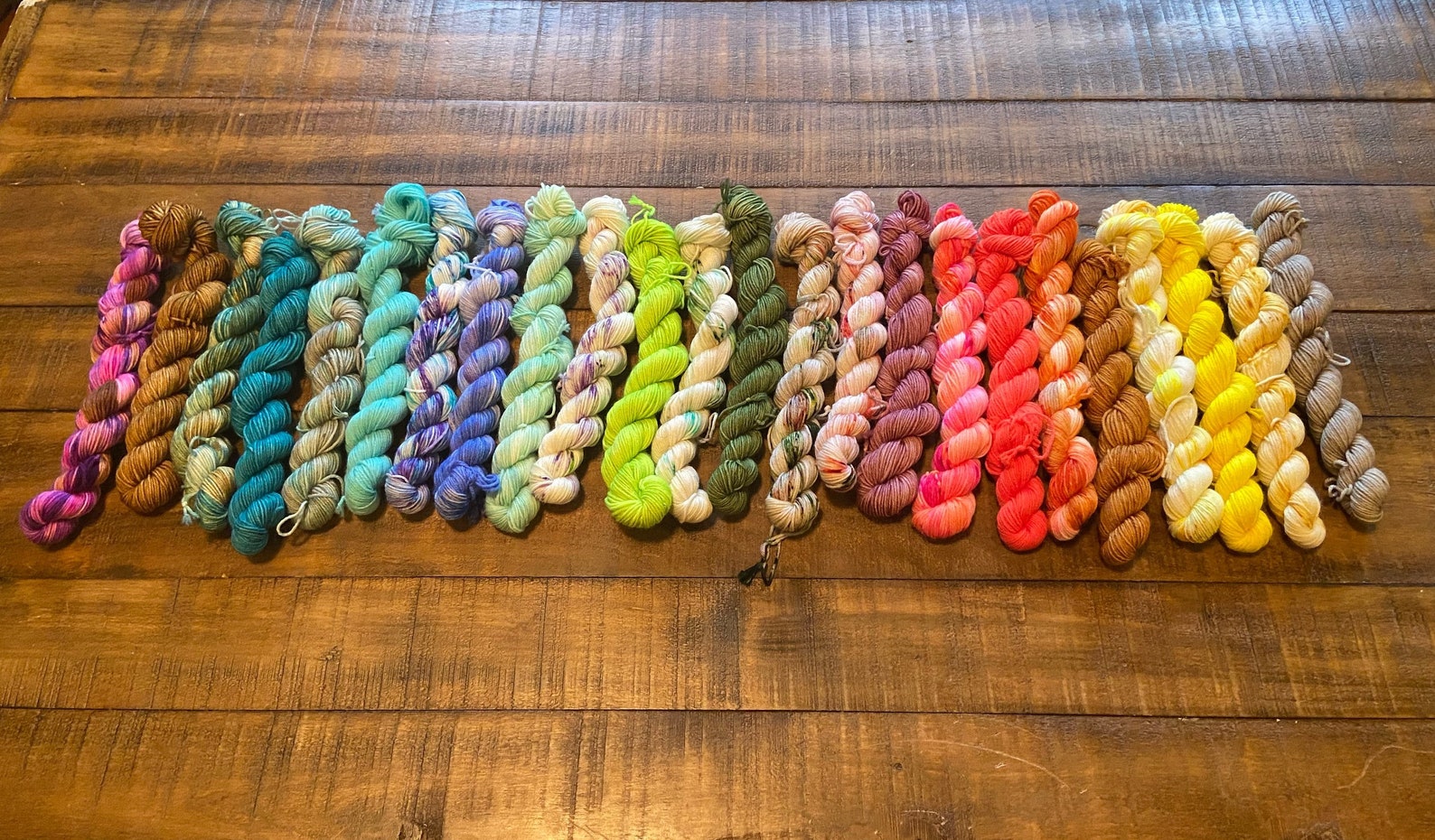 Sock Mini Skein Advent Calendar 2022 Yarn Advent Calendar Etsy
