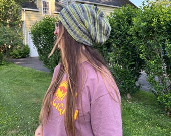 Hand Knit Hat, Adult Hat, Wool Hat,