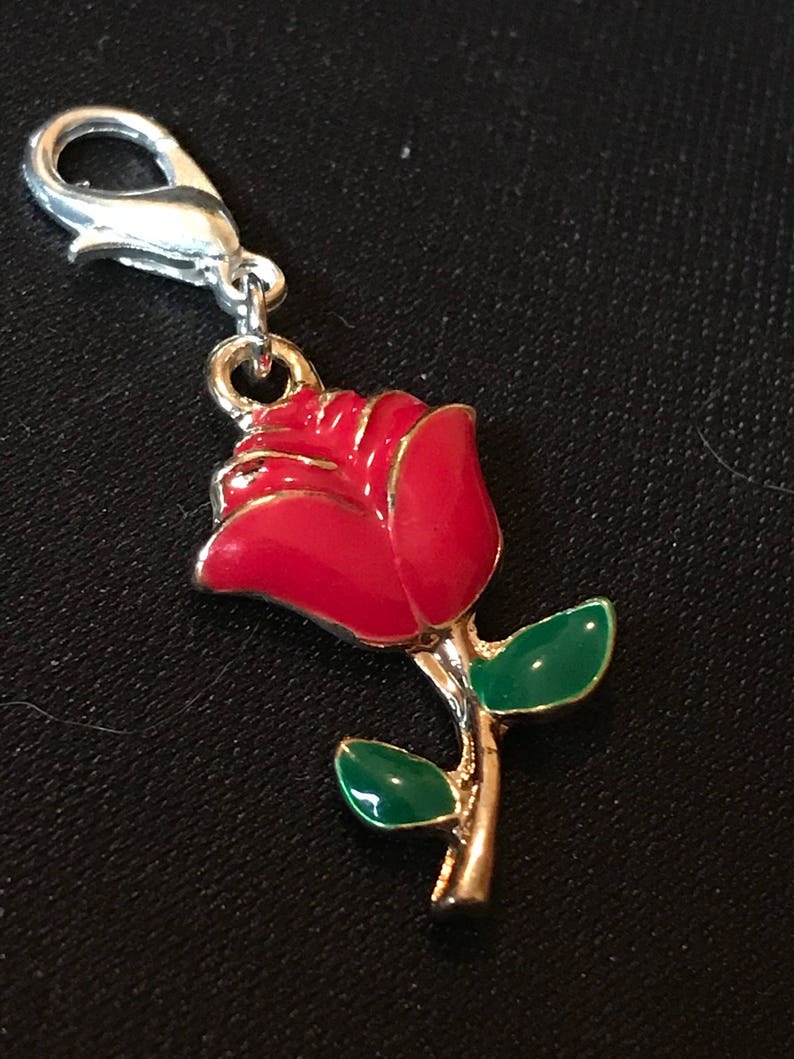 Locking Stitch Markers Crochet Stitch markers Crochet Markers Knitting notions Removeable Marker Spring nature Progress Keepers