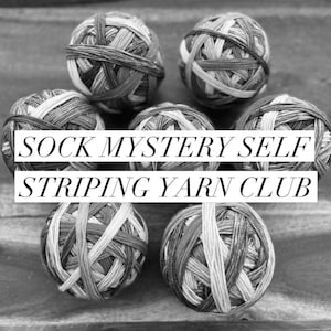 Sock, Preorder, August Color of the Month, Hand Dyed Yarn, Self Striping Yarn, Hand Dyed Self Striping Yarn, fingering weight mystery