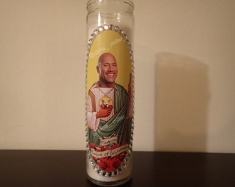 Dwayne "The Rock" Johnson Prayer Candle