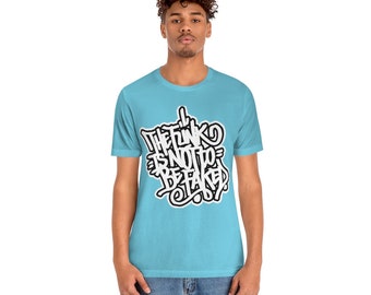 The Funk Is Not To Be Faked black and white - Unisex Jersey Short Sleeve Tee