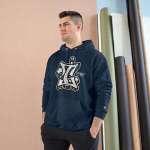 Graffiti Letter I Initial Hooded Sweater by OrikaI Uno Fleece Hoodie Sweatshirt With Huge Spacious Pocket image 7