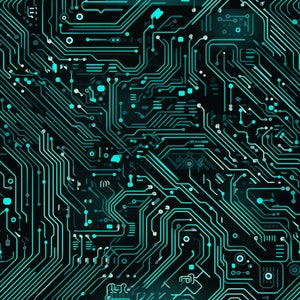 PNG Seamless Patterns Circuit Board  Vibrant Digital Paper 5 Designs  Vibrant Pack 2 Tile