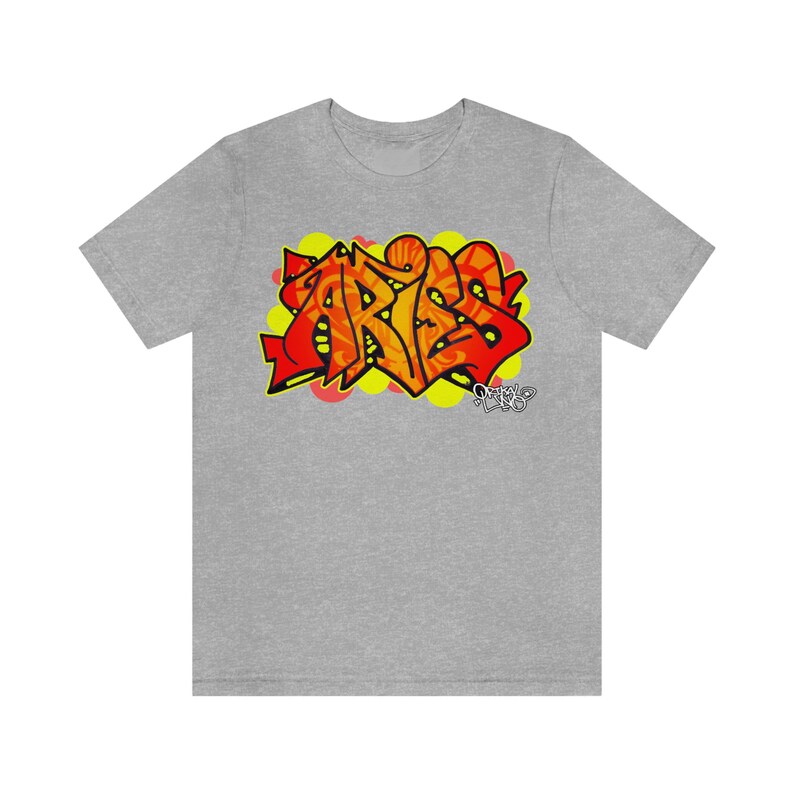 Aries Shirt Graffiti Tee Astrology Short Sleeve by Orikal Uno image 3