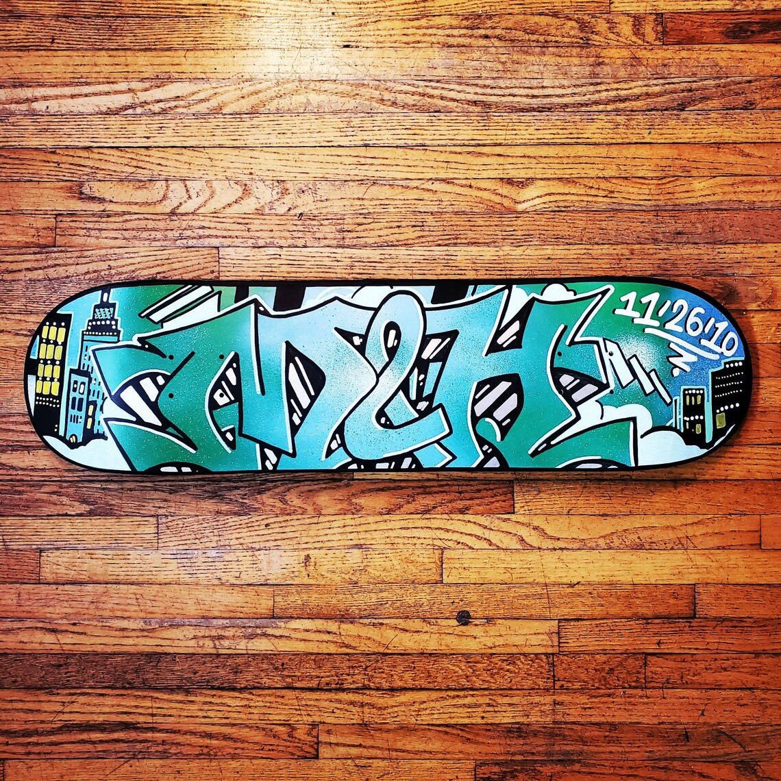 Custom Graffiti Skateboard Deck Buy 3 Get 1 Free Bulk Custom Etsy
