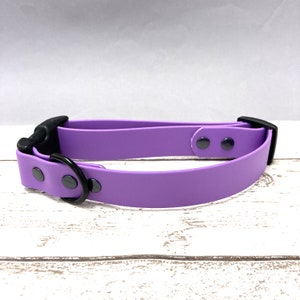 Waterproof Biothane Dog Collar with Quick Release Clasp Lavender
