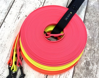 Waterproof Long Line Training Dog Lead | 20mm Wide | Made in the UK