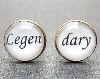 Legendary Cufflinks, Legen dary Cufflinks, personalized cufflinks