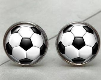 Soccer Cufflinks, Football Cufflinks, Personalized Cufflinks