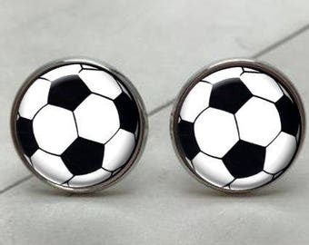 Soccer Cufflinks, Football Cufflinks, Personalized Cufflinks