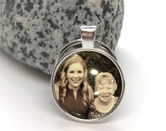 25mm/1 inch Custom Photo Keychain, Memorial Keychain, picture keychain, keychain for boyfriend, anniversary gift