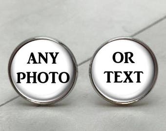 Game over cufflinks mens accessories inspired by video games Black and white video font gamer cufflinks