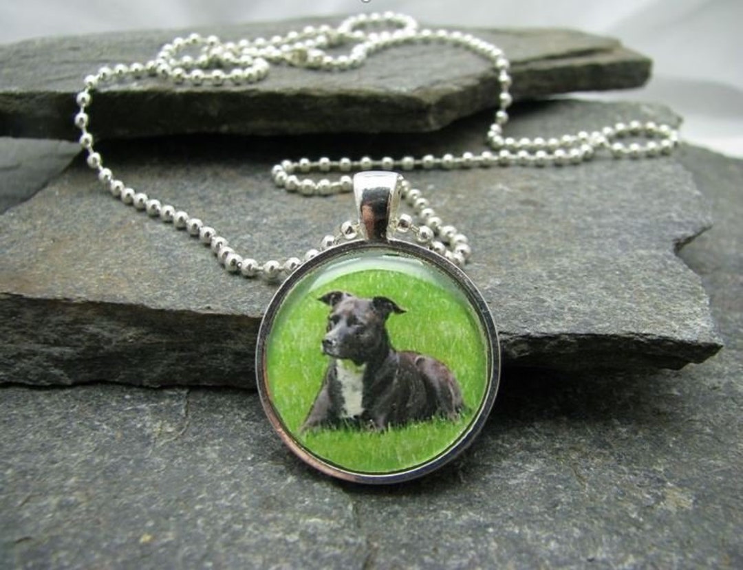 Pet Photo Necklace, Custom Photo Pendant Necklace, Picture Pendant