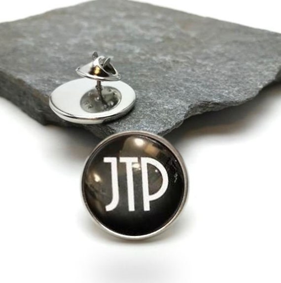 Monogram Pin Personalized Lapel Pin Initials Pin Etsy