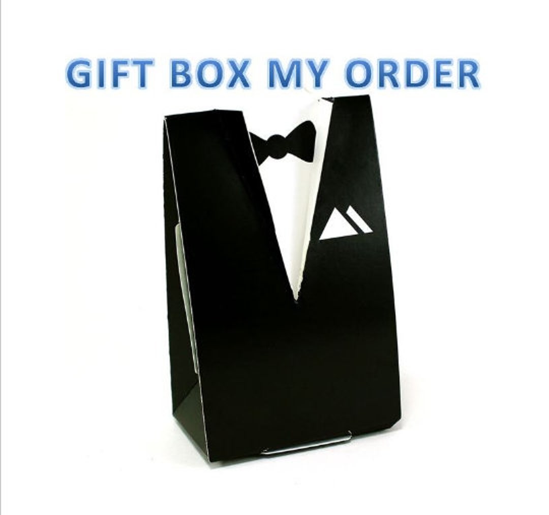GIFT BOX My ORDER, Tuxedo Gift Boxes, Suit Gift Boxes Etsy
