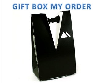 GIFT BOX my ORDER, Tuxedo gift boxes, Suit gift boxes