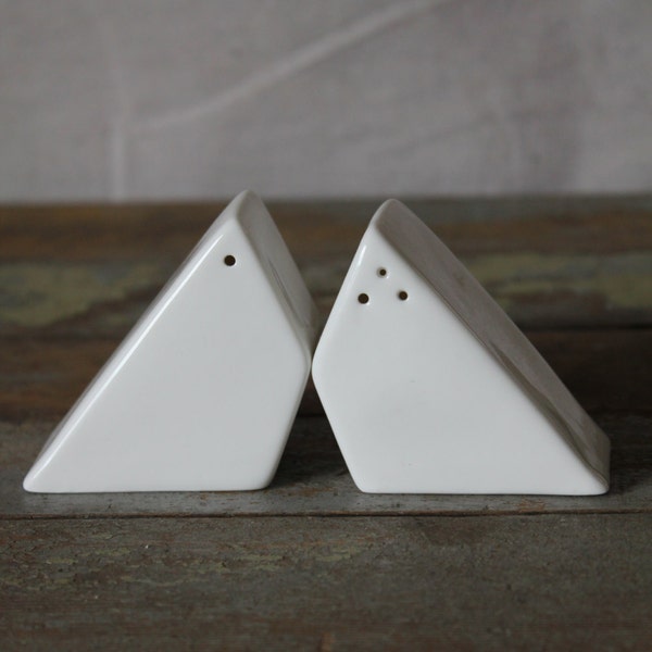 Art Deco Geometric Salt and Pepper shakers