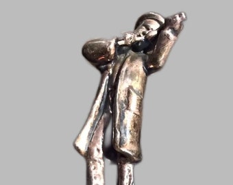 Vintage Rare Ben Zion Ben-zion Israel Sterling Silver Figurine Ben