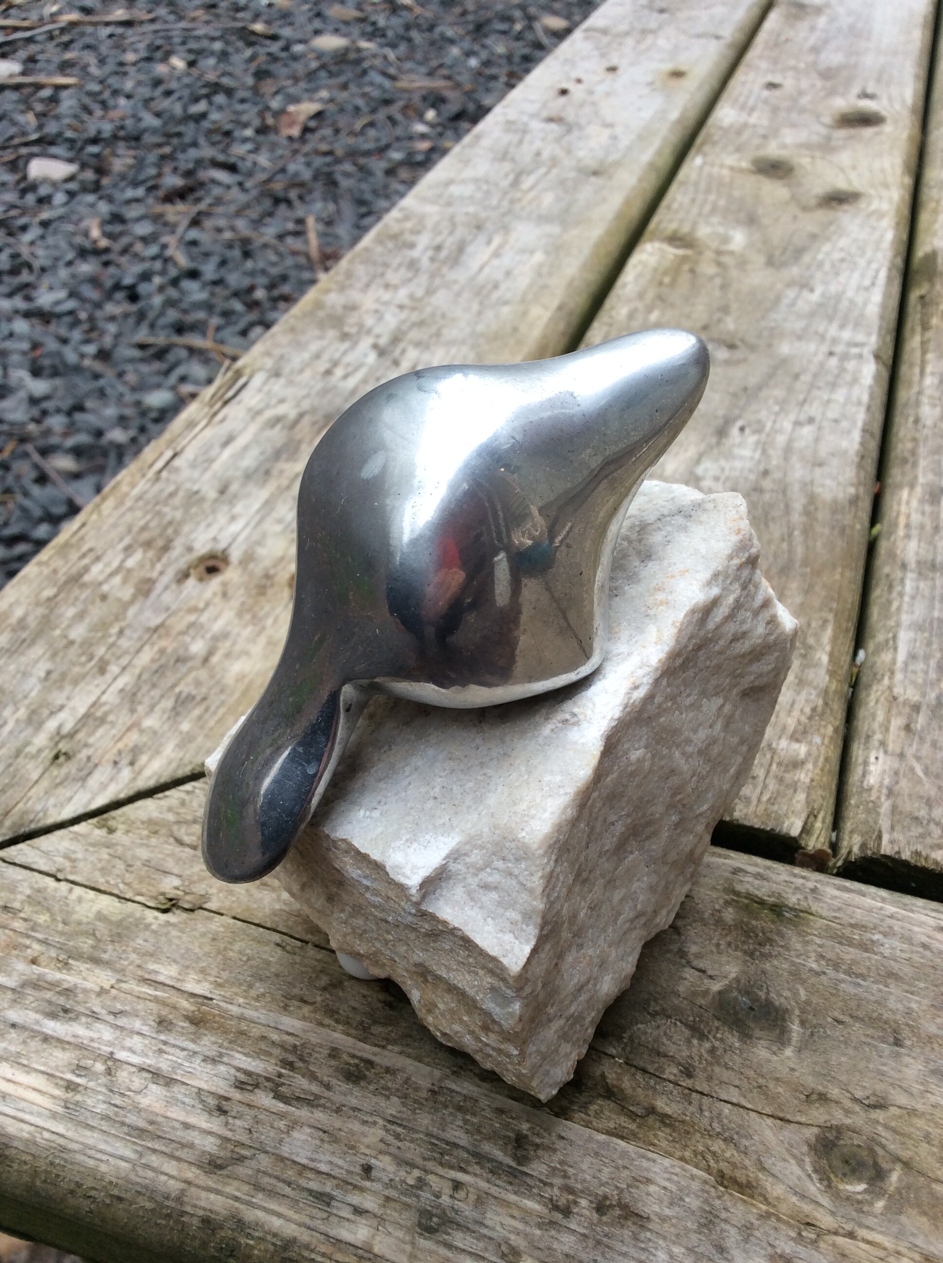 ホセルトン スカルプチャー】 カナダ製 アルミニウム 「ビーバー