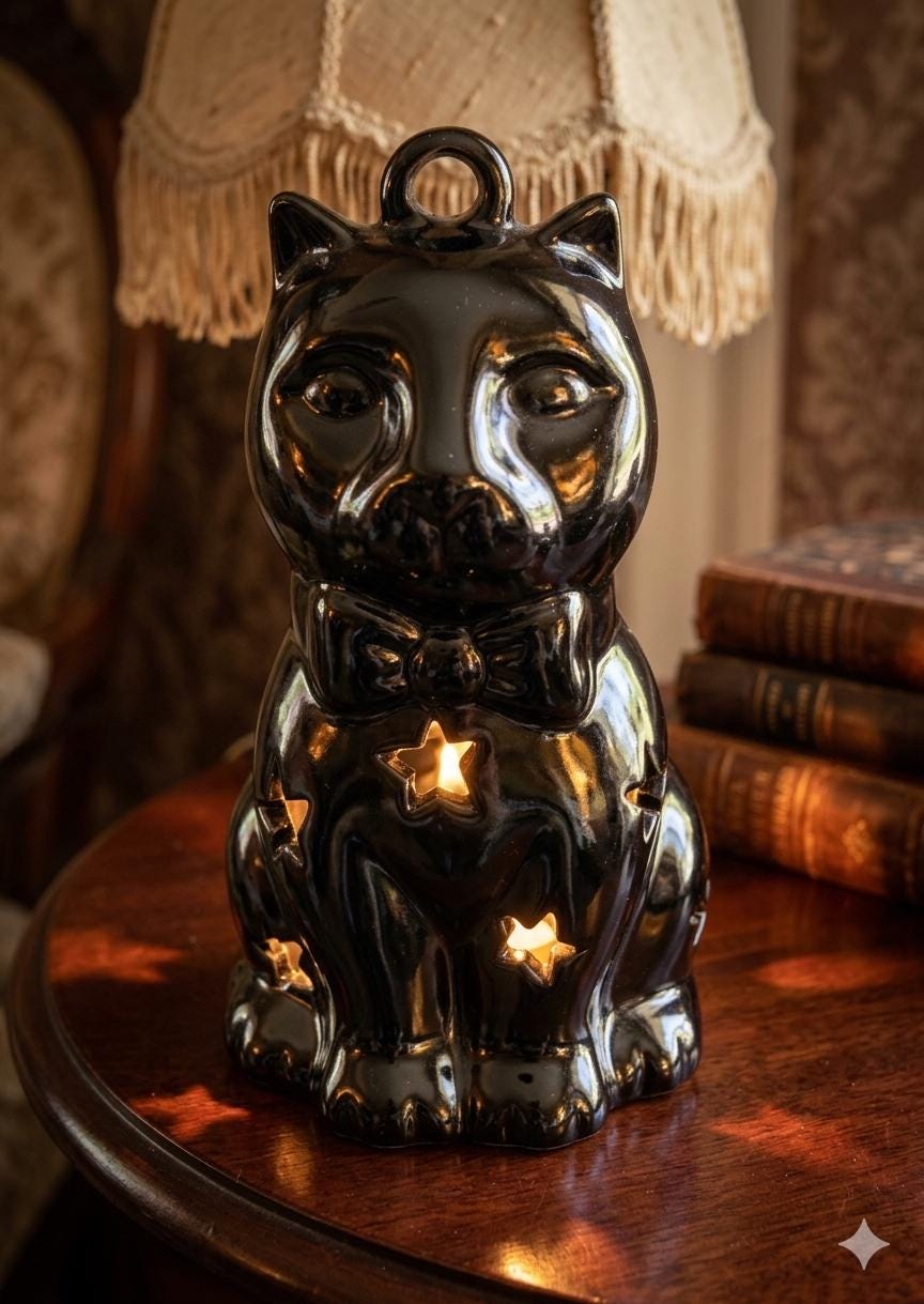 Egyptian Cat Lamp - Etsy