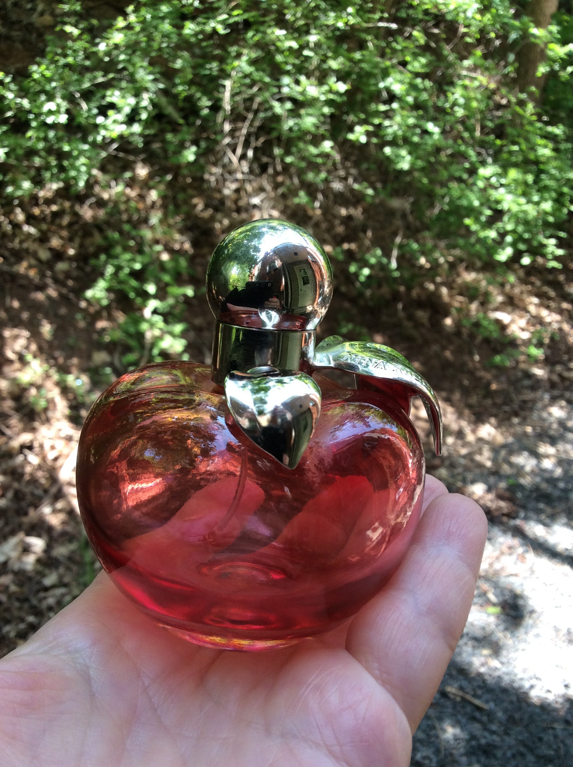 Vintage Nina Ricci Paris Red Poison Apple Spray Vape Perfume Bottle Parfum Paris France Nina Fleur 90s Vintage Boudoir Gothic Decor Etsy