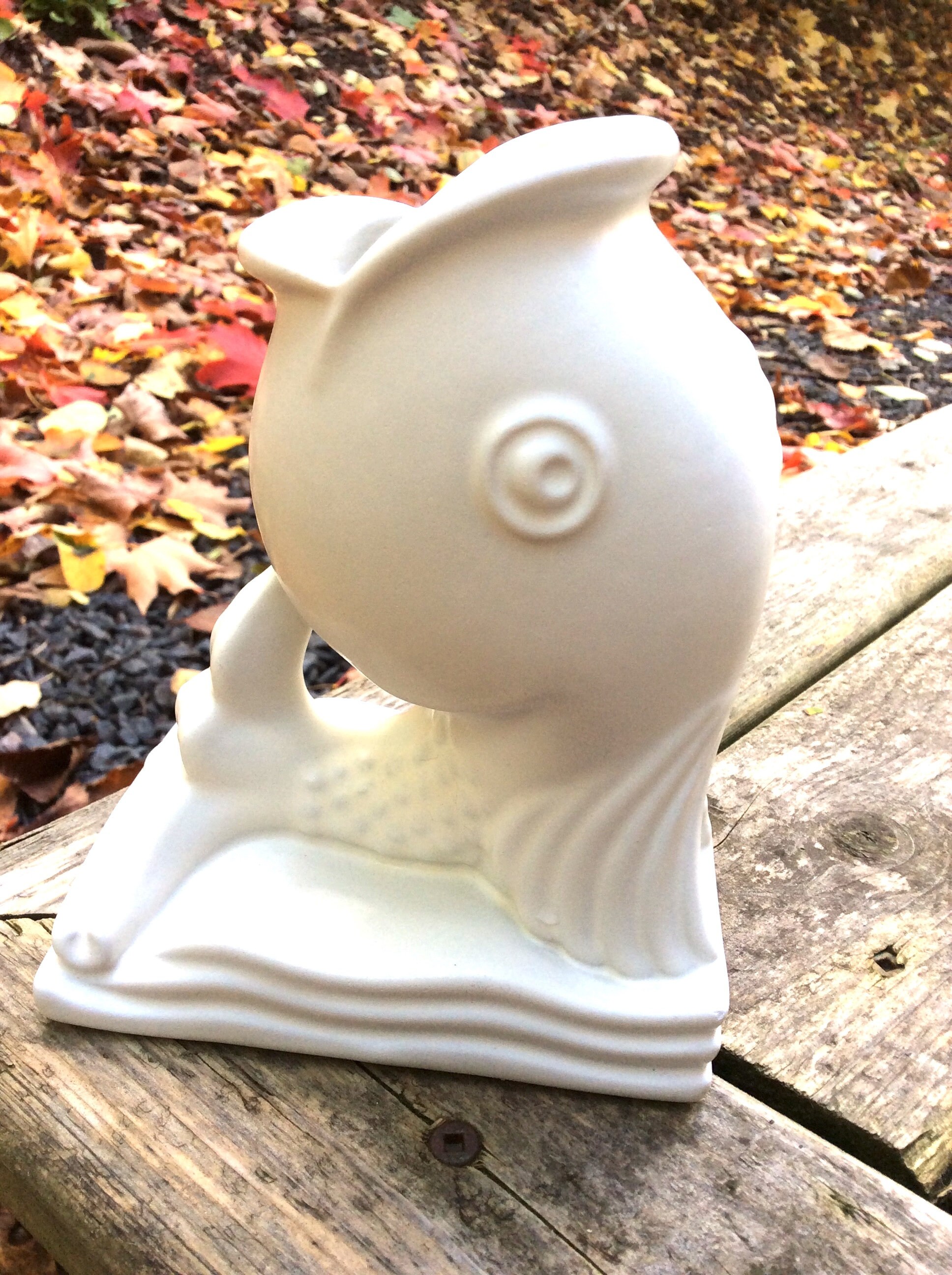 Home Décor Home & Living Cream White Ceramic Jug Vase Vintage 1940s