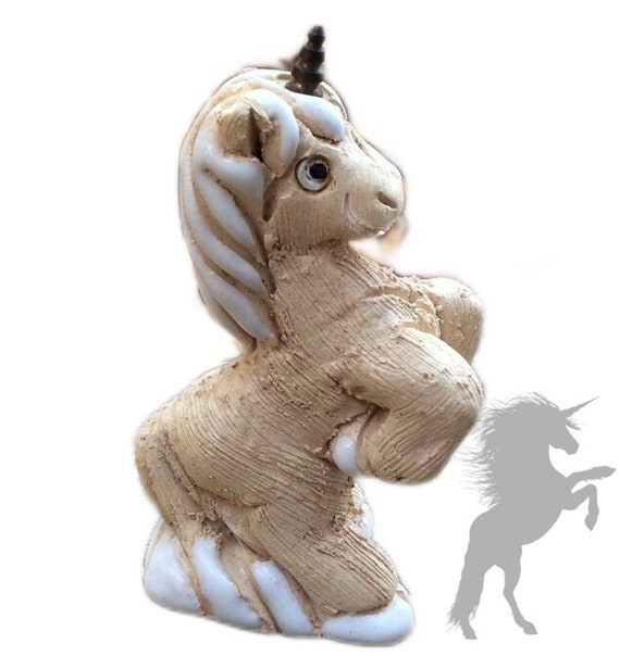 Vintage rearing baby Unicorn Artesania Rinconada Sculpture 