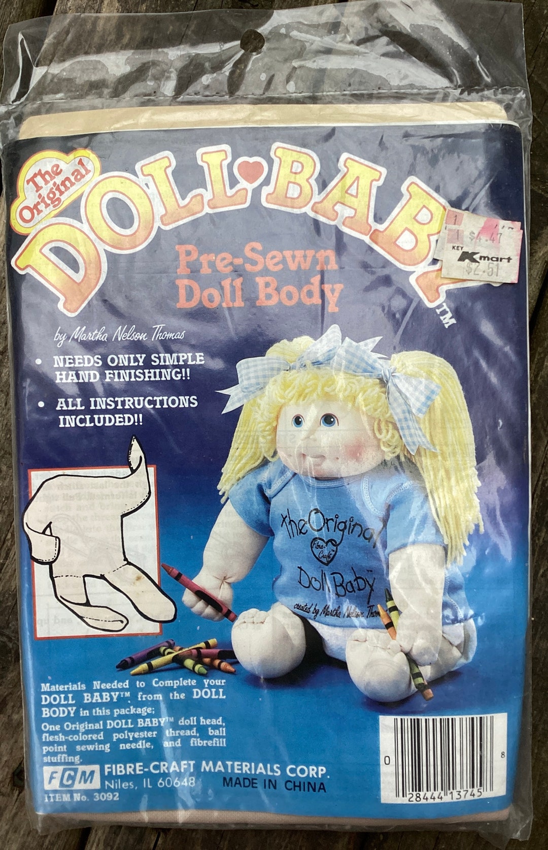 Vintage Do It Yourself Doll Making Kits Doll Baby Pre Sewn Etsy