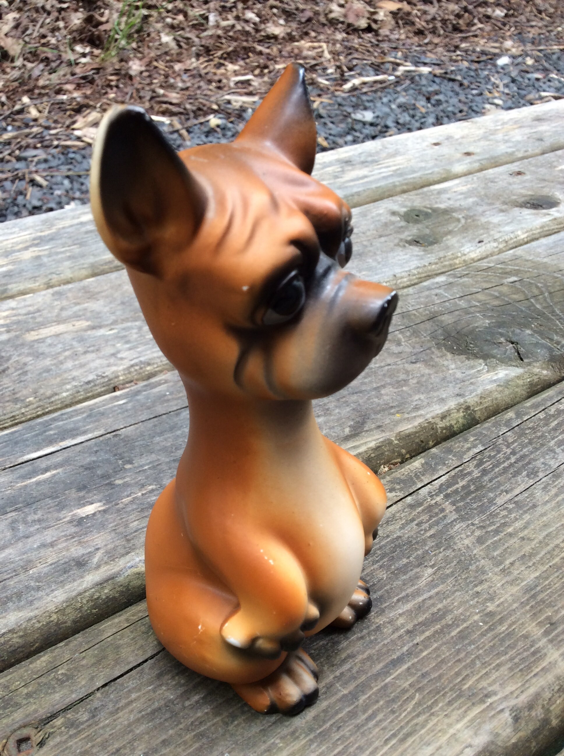 Vintage Anthropomorphic CHIHUAHUA Dog Figurines Sad Big Eyed