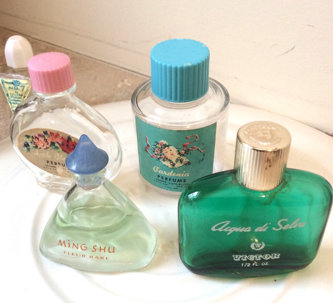 Vintage Perfume Bottle Collection Vintage Mini Perfume Etsy