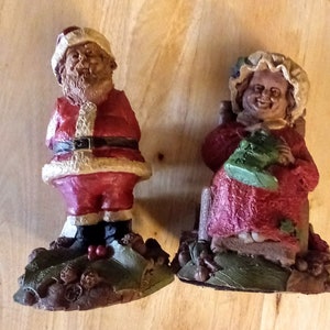 Mr. Claus and Mrs. Claus III Set Tom Clark Figurines Christmas Decor Mr & Mrs Santa Claus Vintage Holiday Decor Gift