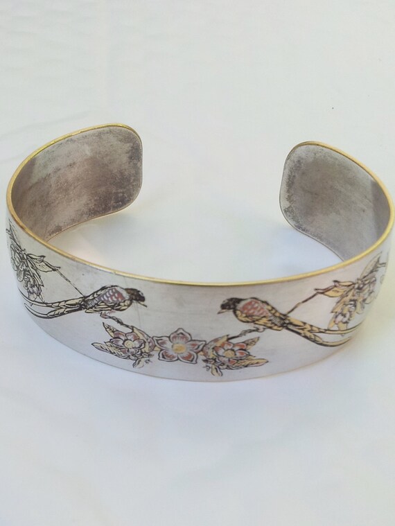 reed and barton damascene cuff bracelet