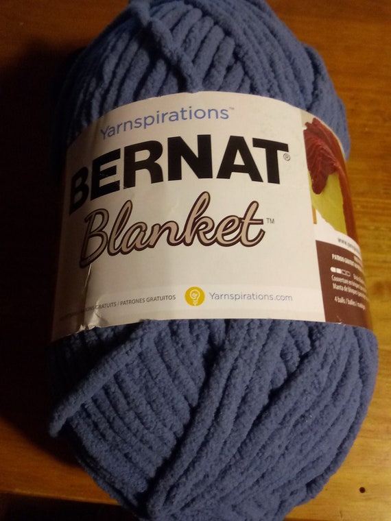 Bernat Blanket Super Bulky 6 Yarn Country Blue 10106 100