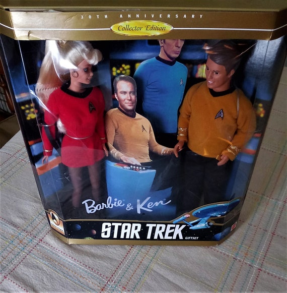 New Barbie Star Trek Barbie Gift Set 30th Anniversary Collector
