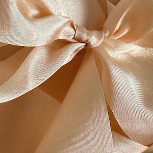 3 Yards CHAMPAGNE Silk Ribbon 1 1/4&quot; Width 100% SILK: Sewing, Embroidery, Scrapbooking, Florals, Wedding, Jewelry, Hair, Mats, Millinery