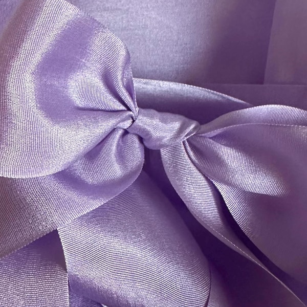 6 Yards LAVENDER Silk Ribbon 1 1/4" Width 100% SILK: Bridesmaids, Brides, Lavender Bags, Florals, Weddings, Potpourri, Hair Bows & Hats, Art