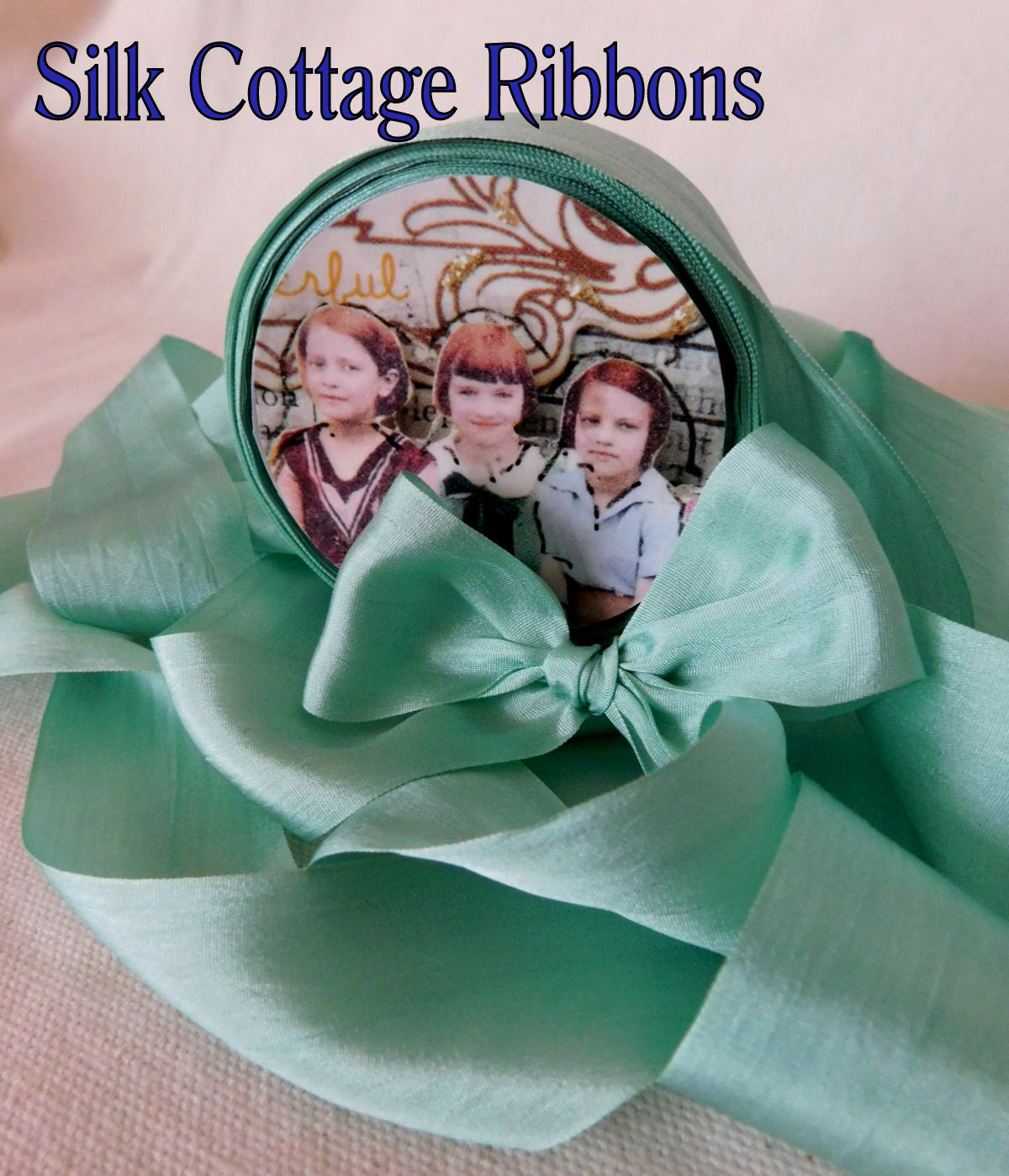 3 Yds. SEAFOAM GRÜNEs Seidenband 100% SEIDE: Nähen Sticken | Etsy