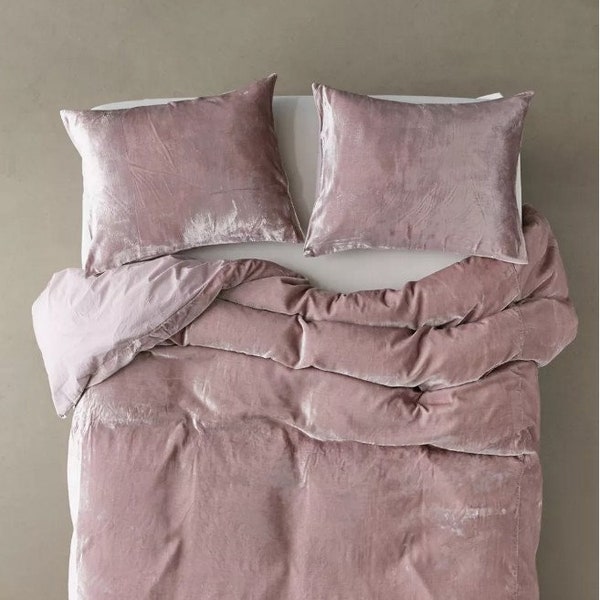 Velvet Bedding Etsy