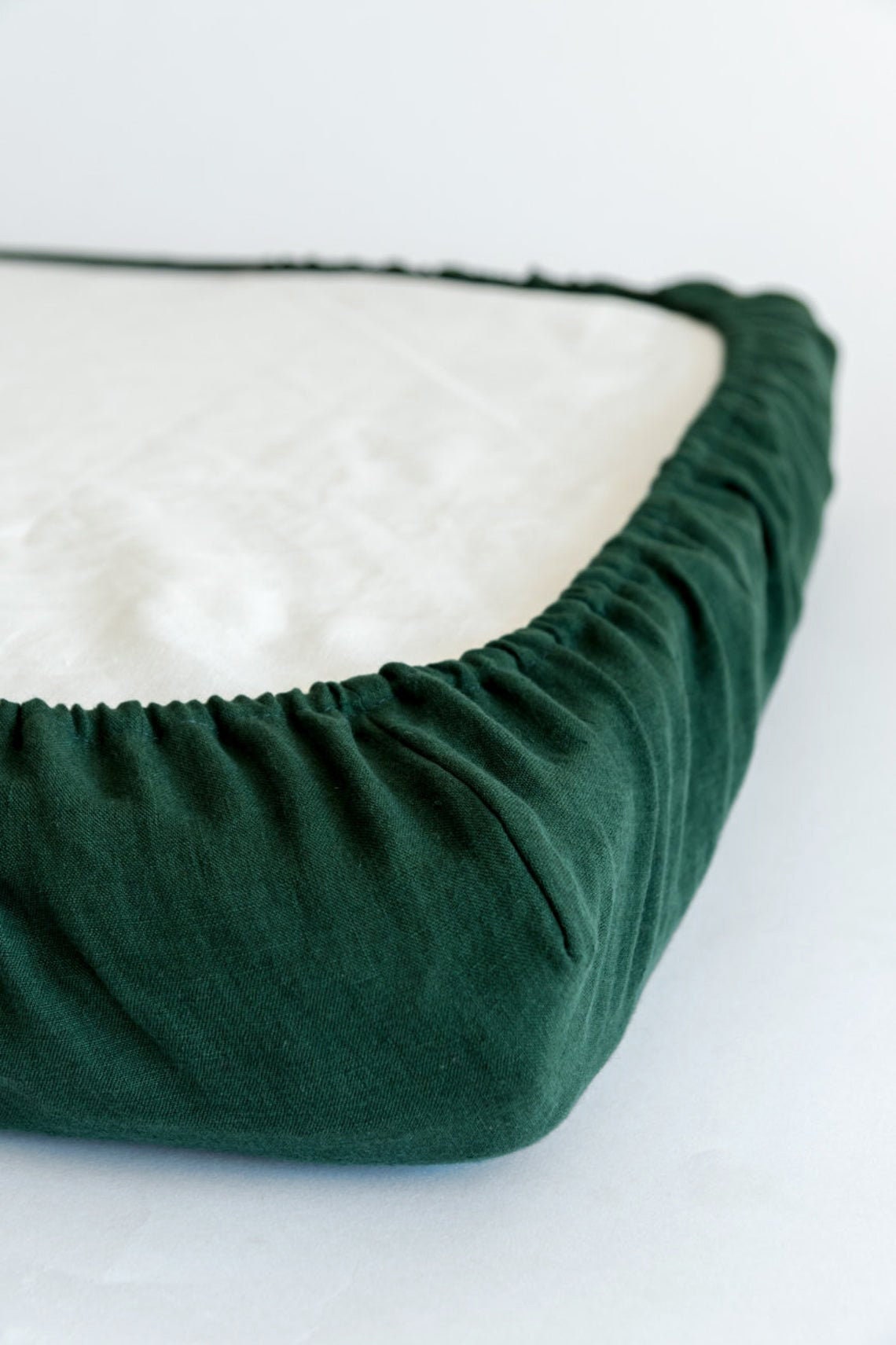 Emerald Green Fitted Sheet / Emerald Green Bedding Set With | Etsy