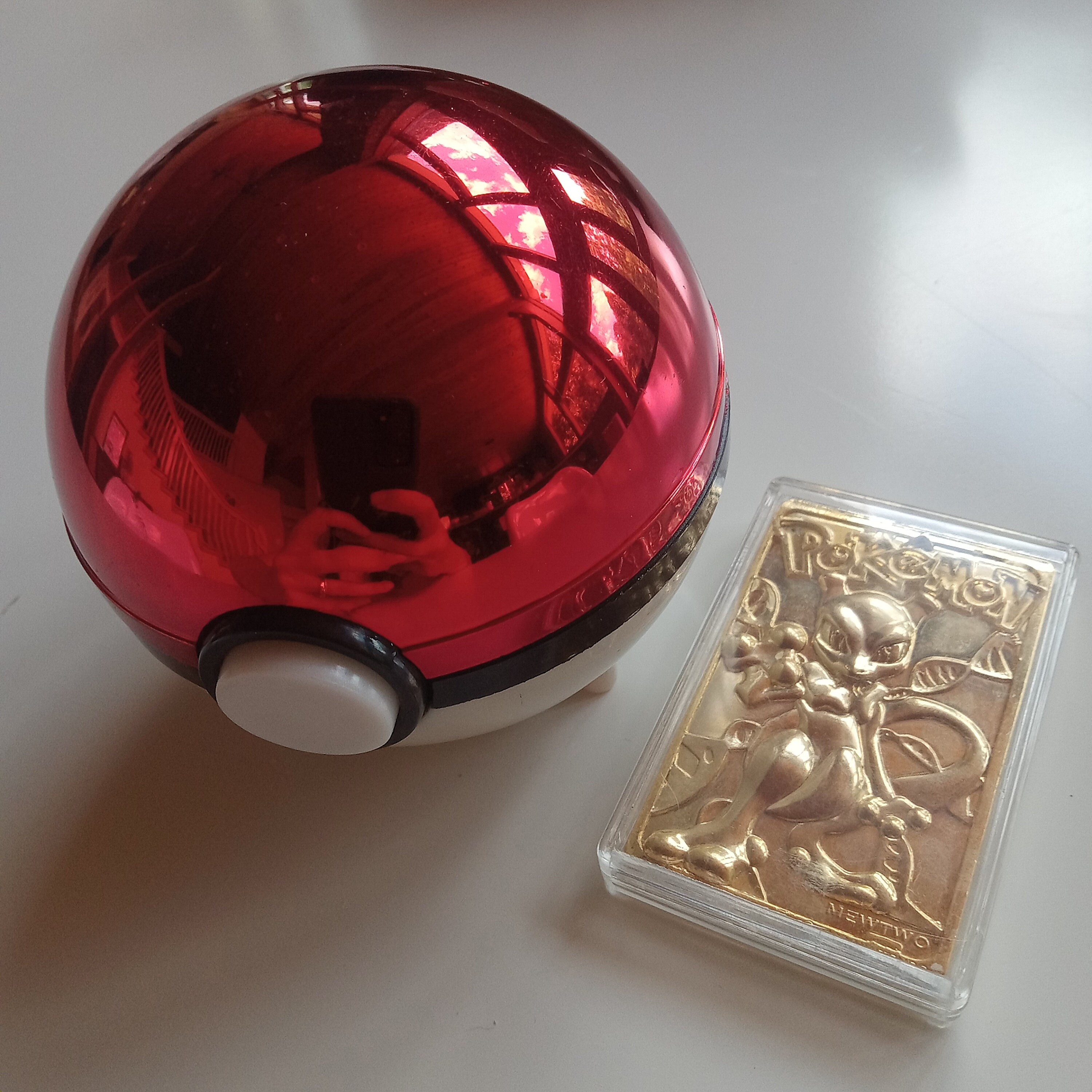 Original Vintage 1999 Pokmon 23k Gold Plated Mewtew Trading Card in  Pokeball WITH BOX - Etsy