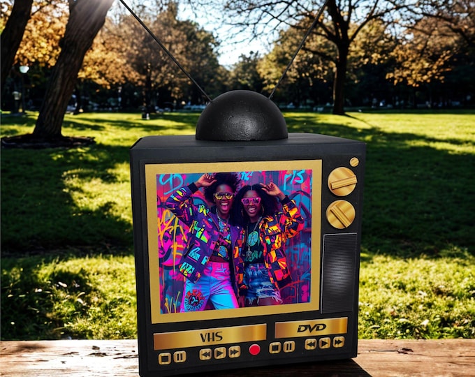 90s Retro TV Party Table Centerpiece