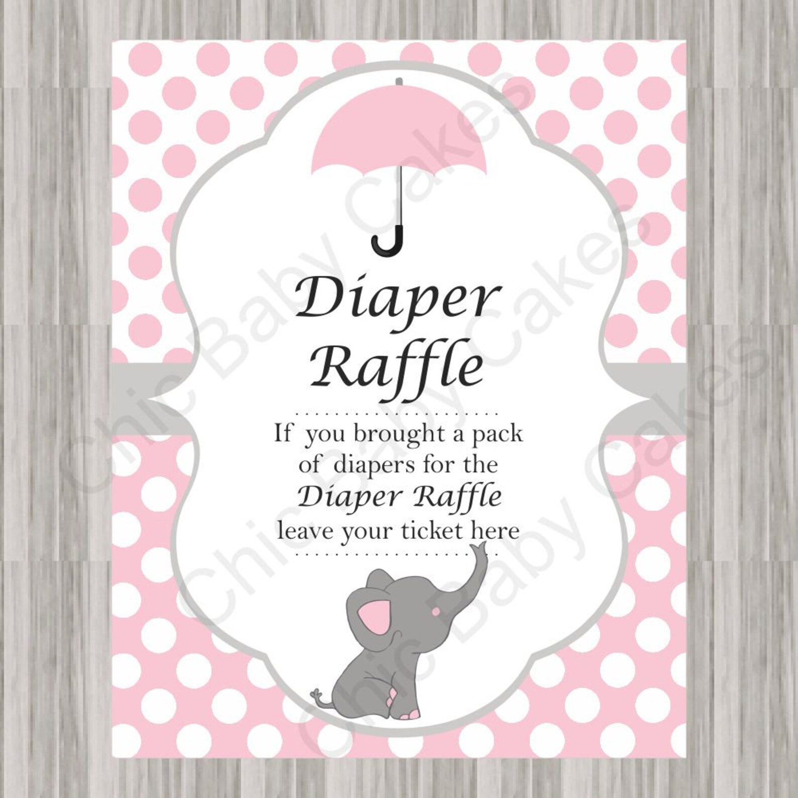 Printable Pink &amp; Gray Little Peanut Elephant Baby Shower - Etsy