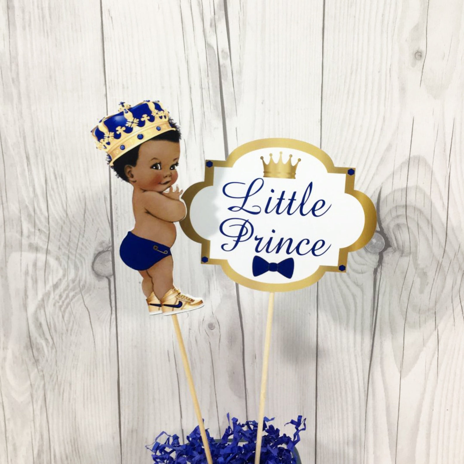 Little Prince Centerpiece Sticks or Cake Toppers With Baby - Etsy