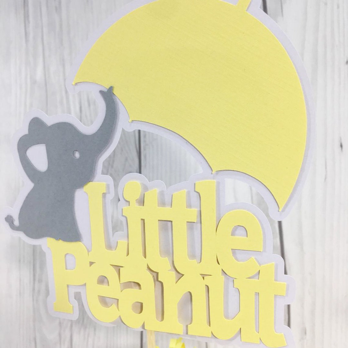 Little Peanut Baby Shower or Birthday Party Cake Topper - Etsy
