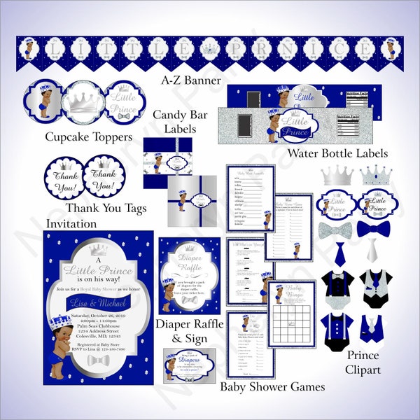 Little Prince Baby Shower Decorations - Etsy